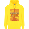 Guitar Bass Electric Acoustic Player Music Childrens Kids Hoodie Yellow