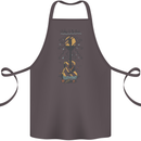 Guitar Beach Acoustic Holiday Surfing Music Cotton Apron 100% Organic Dark Grey
