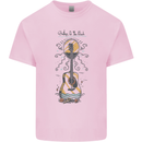 Guitar Beach Acoustic Holiday Surfing Music Kids T-Shirt Childrens Light Pink