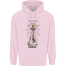 Guitar Beach Acoustic Holiday Surfing Music Mens 80% Cotton Hoodie Light Pink