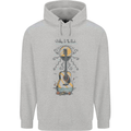 Guitar Beach Acoustic Holiday Surfing Music Mens 80% Cotton Hoodie Sports Grey