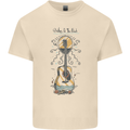 Guitar Beach Acoustic Holiday Surfing Music Mens Cotton T-Shirt Tee Top Natural