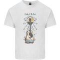 Guitar Beach Acoustic Holiday Surfing Music Mens Cotton T-Shirt Tee Top White