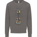 Guitar Beach Acoustic Holiday Surfing Music Mens Sweatshirt Jumper Charcoal