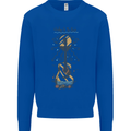 Guitar Beach Acoustic Holiday Surfing Music Mens Sweatshirt Jumper Royal Blue