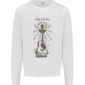 Guitar Beach Acoustic Holiday Surfing Music Mens Sweatshirt Jumper White