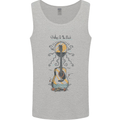 Guitar Beach Acoustic Holiday Surfing Music Mens Vest Tank Top Sports Grey