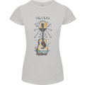 Guitar Beach Acoustic Holiday Surfing Music Womens Petite Cut T-Shirt Sports Grey