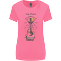 Guitar Beach Acoustic Holiday Surfing Music Womens Wider Cut T-Shirt Azalea