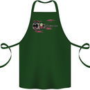 Guitar City Guitarist Bass Acoustic Bass Cotton Apron 100% Organic Forest Green