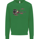 Guitar City Guitarist Bass Acoustic Bass Kids Sweatshirt Jumper Irish Green