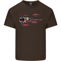Guitar City Guitarist Bass Acoustic Bass Kids T-Shirt Childrens Chocolate