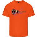 Guitar City Guitarist Bass Acoustic Bass Kids T-Shirt Childrens Orange