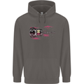Guitar City Guitarist Bass Acoustic Bass Mens 80% Cotton Hoodie Charcoal