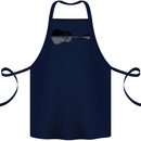 Guitar City Reflection Guitarist Electric Cotton Apron 100% Organic Navy Blue