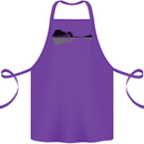 Guitar City Reflection Guitarist Electric Cotton Apron 100% Organic Purple