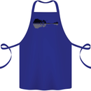 Guitar City Reflection Guitarist Electric Cotton Apron 100% Organic Royal Blue