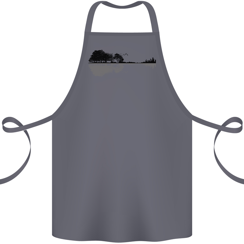 Guitar City Reflection Guitarist Electric Cotton Apron 100% Organic Steel
