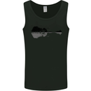 Guitar City Reflection Guitarist Electric Mens Vest Tank Top Black