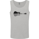 Guitar City Reflection Guitarist Electric Mens Vest Tank Top Sports Grey
