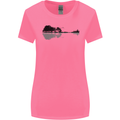 Guitar City Reflection Guitarist Electric Womens Wider Cut T-Shirt Azalea