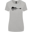 Guitar City Reflection Guitarist Electric Womens Wider Cut T-Shirt Sports Grey