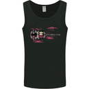 Guitar City Rock n Roll Music Guitarist Mens Vest Tank Top Black