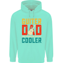 Guitar Dad Like a Normal Dad Fathers Day Childrens Kids Hoodie Peppermint