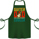 Guitar Dad Like a Normal Dad Fathers Day Cotton Apron 100% Organic Forest Green