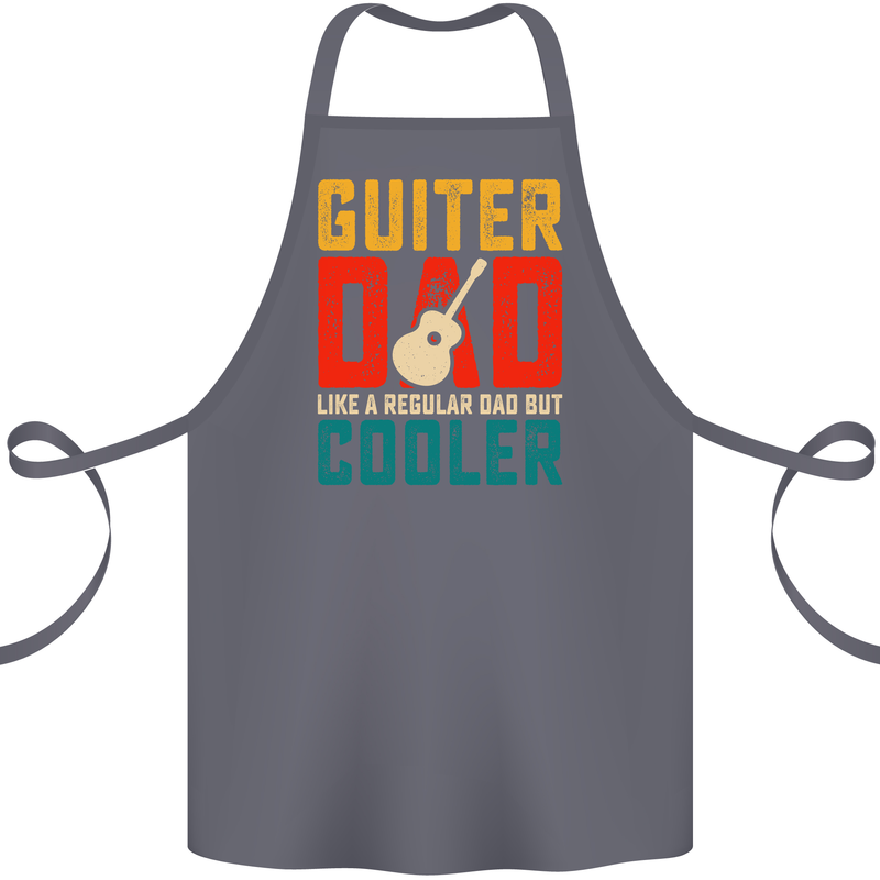 Guitar Dad Like a Normal Dad Fathers Day Cotton Apron 100% Organic Steel