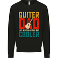 Guitar Dad Like a Normal Dad Fathers Day Kids Sweatshirt Jumper Black