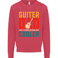 Guitar Dad Like a Normal Dad Fathers Day Kids Sweatshirt Jumper Heliconia