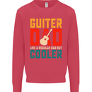 Guitar Dad Like a Normal Dad Fathers Day Kids Sweatshirt Jumper Heliconia