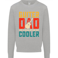 Guitar Dad Like a Normal Dad Fathers Day Kids Sweatshirt Jumper Sports Grey