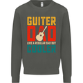 Guitar Dad Like a Normal Dad Fathers Day Kids Sweatshirt Jumper Storm Grey