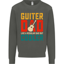 Guitar Dad Like a Normal Dad Fathers Day Kids Sweatshirt Jumper Storm Grey