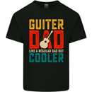 Guitar Dad Like a Normal Dad Fathers Day Kids T-Shirt Childrens Black