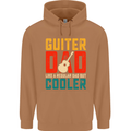 Guitar Dad Like a Normal Dad Fathers Day Mens 80% Cotton Hoodie Caramel Latte