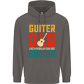 Guitar Dad Like a Normal Dad Fathers Day Mens 80% Cotton Hoodie Charcoal