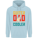 Guitar Dad Like a Normal Dad Fathers Day Mens 80% Cotton Hoodie Light Blue