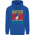 Guitar Dad Like a Normal Dad Fathers Day Mens 80% Cotton Hoodie Royal Blue