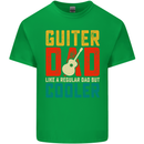 Guitar Dad Like a Normal Dad Fathers Day Mens Cotton T-Shirt Tee Top Irish Green