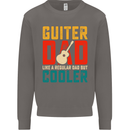 Guitar Dad Like a Normal Dad Fathers Day Mens Sweatshirt Jumper Charcoal