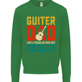 Guitar Dad Like a Normal Dad Fathers Day Mens Sweatshirt Jumper Irish Green