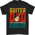 Guitar Dad Like a Normal Dad Fathers Day Mens T-Shirt 100% Cotton Black