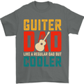 Guitar Dad Like a Normal Dad Fathers Day Mens T-Shirt 100% Cotton Charcoal