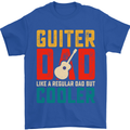 Guitar Dad Like a Normal Dad Fathers Day Mens T-Shirt 100% Cotton Royal Blue