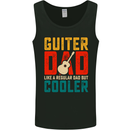 Guitar Dad Like a Normal Dad Fathers Day Mens Vest Tank Top Black
