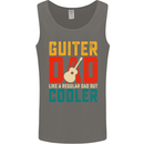 Guitar Dad Like a Normal Dad Fathers Day Mens Vest Tank Top Charcoal