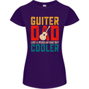 Guitar Dad Like a Normal Dad Fathers Day Womens Petite Cut T-Shirt Purple